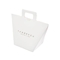 Άσπρες τσάντες 9.5*9*12cm παρόντος εγγράφου της Kraft λογότυπων συνήθειας γαλλική τσάντα δώρων με την κορδέλλα