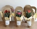 250g ανακυκλώσιμη εγχώρια διακόσμηση τσαντών εγγράφου ανθοδεσμών λουλουδιών της Kraft
