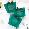 Τροπικές τσάντες Πράσινης Βίβλου ασβέστη τυπωμένων υλών εγκαταστάσεων με τις λαβές κορδελλών