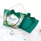 Τροπικές τσάντες Πράσινης Βίβλου ασβέστη τυπωμένων υλών εγκαταστάσεων με τις λαβές κορδελλών
