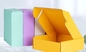 Ζαρωμένα κιβώτια 9x6x3 9x6x4 Mailer χρώματος καραμελών ιματισμού συνήθεια
